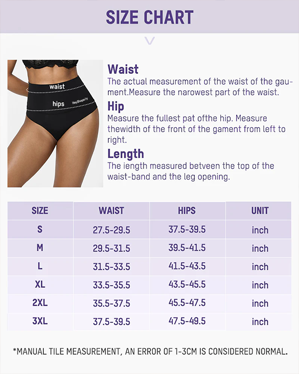 3-Pack High Waisted Tummy Control Briefs