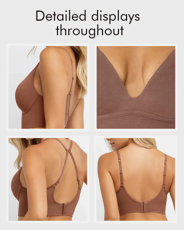 Deep V Wireless Lift Bralette