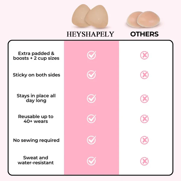 Double-Sided Adhesive Invisible Lift Inserts