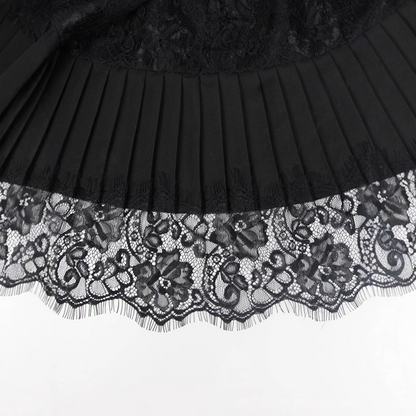 Pearl Lace Mini Skirt