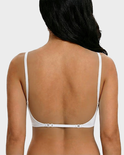 Low Cut U-Shaped Backless Bra