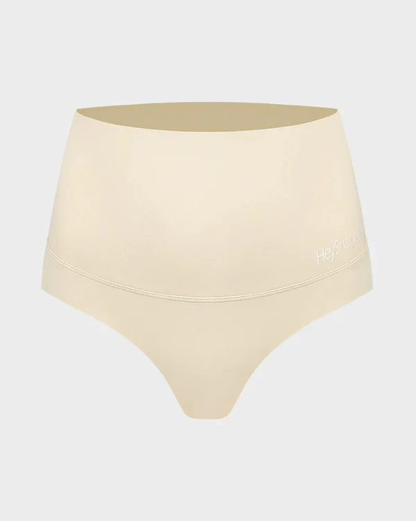 High-Rise Seamless Thong Panty(4 Pack)