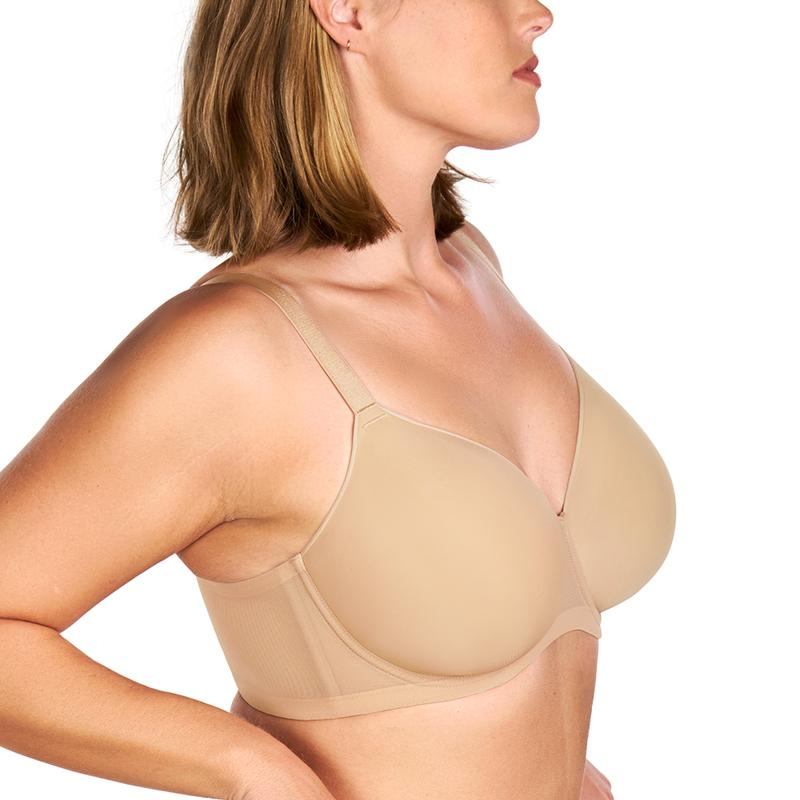 Plus Size Seamless Full Coverage T-Shirt Bra