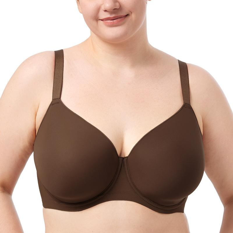 Plus Size Seamless Full Coverage T-Shirt Bra