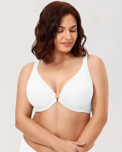 Women's Front Closure Bras Plus Size Underwire Unlined Back