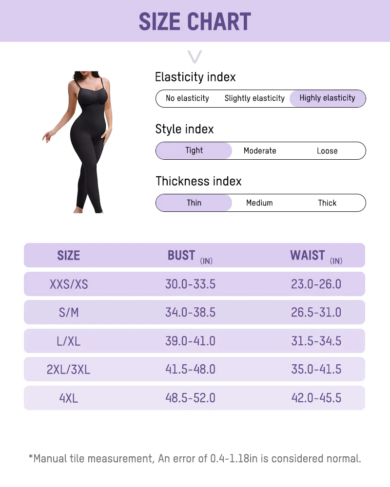 Full Body Shaper High Waisted Tummy Control Bodysuit