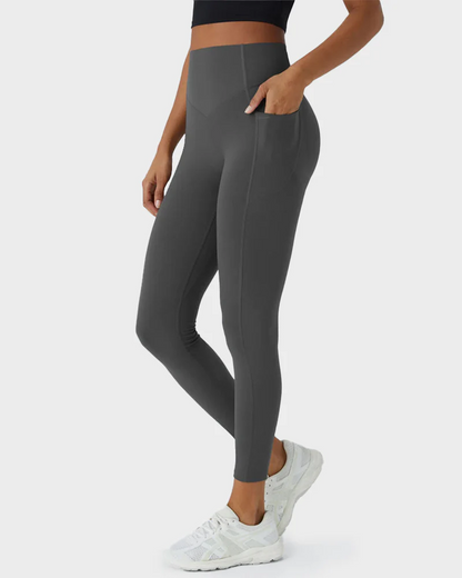 Tummy Control Butt-Lifting Training Leggings with Pockets