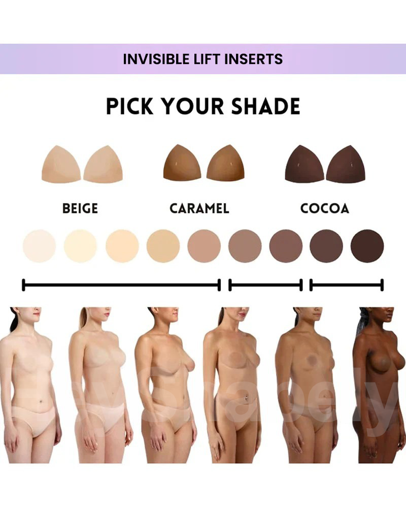 Double-Sided Adhesive Invisible Lift Inserts