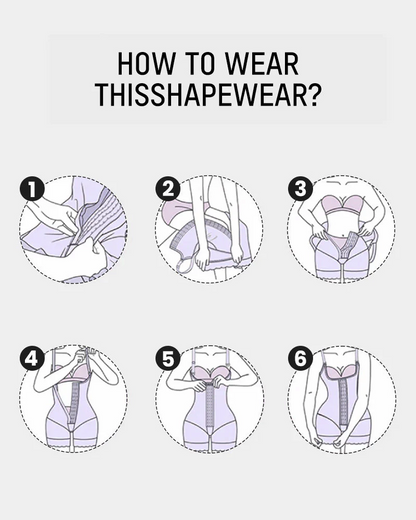 Extra Plus Size Shaper Bodysuit Tummy Control Shapewear With Bra