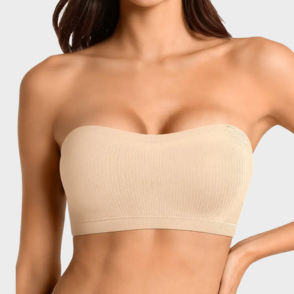 Non-Slip Bandeau Seamless Wireless Strapless Bra