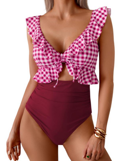 Confidence-Boosting V-Neck Swimsuit