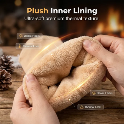 Winter soft plush floor socks