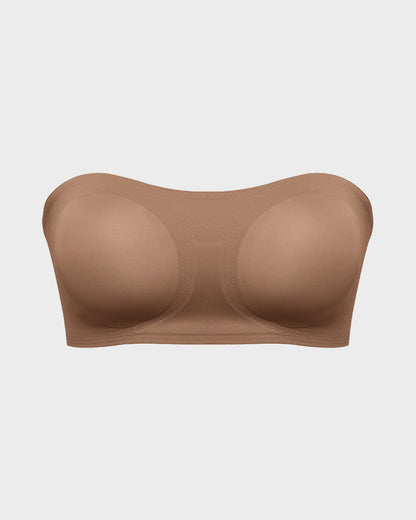 Non-Slip Crossover Side Hook Bandeau Bra