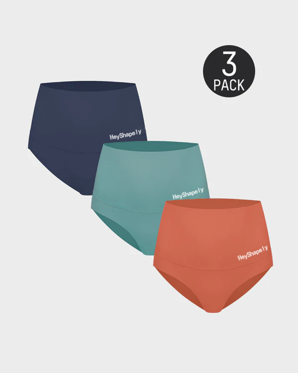 3-Pack High Waisted Tummy Control Briefs