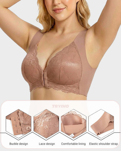 Front Closure '5D' Shaping  Wireless Bra