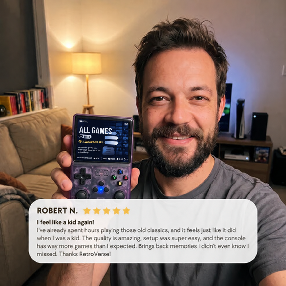 HeyShapely Pro 2.0 — R36S Retro Handheld Console
