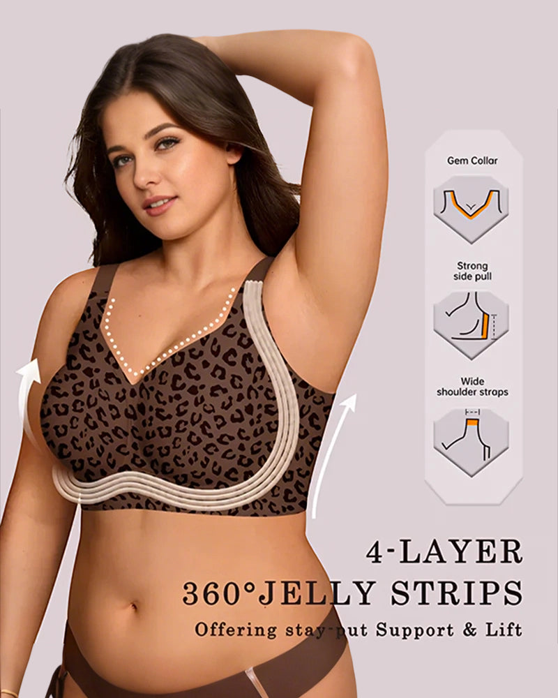Comfortable Wireless Full Coverage Jelly Smoothing Bra