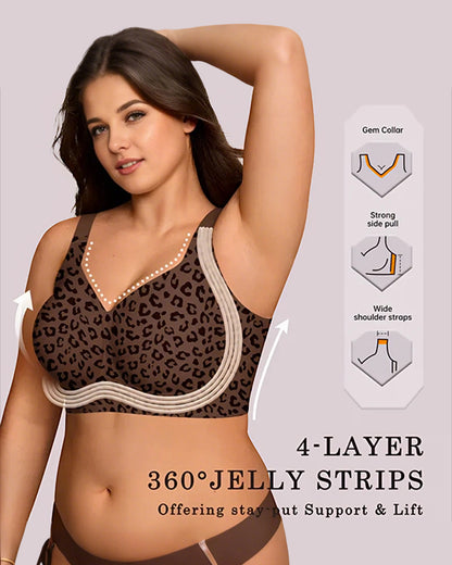 Comfortable Wireless Full Coverage Jelly Smoothing Bra
