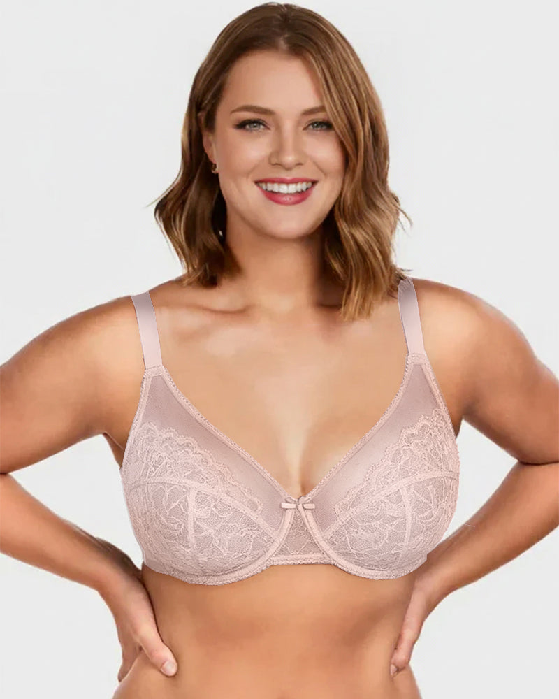 Full Coverage Lace Minimizer Bra