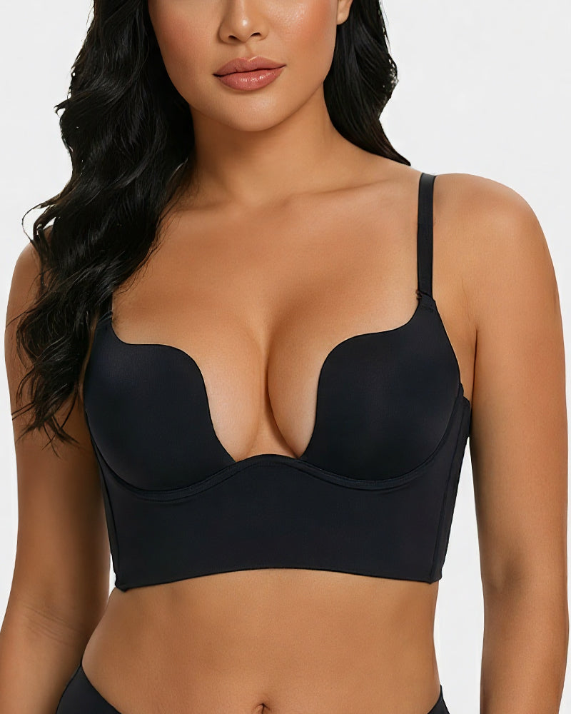 Low Cut U-Shaped Backless Bra