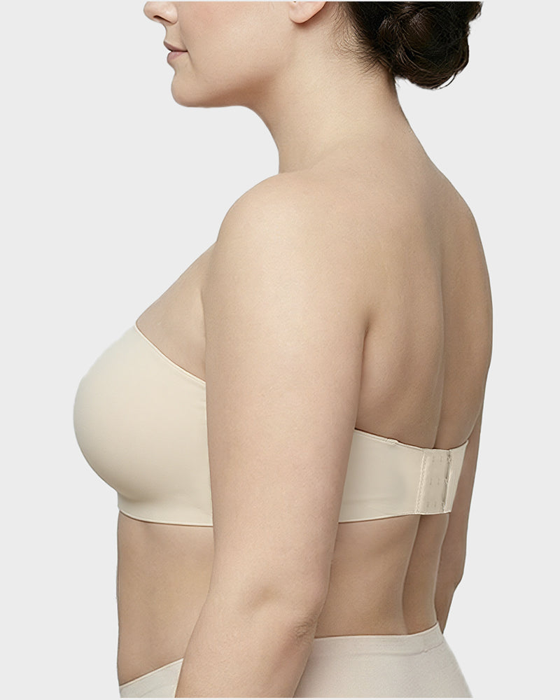 Full Support Non-Slip Convertible Bandeau Bra