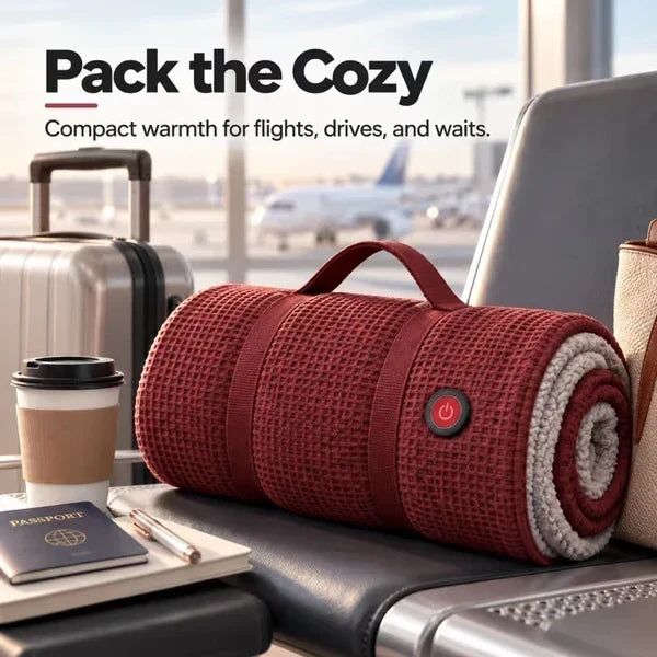 🛋️ Wearable Heated Blanket for Cozy Couch & Desk Comfort 🔥