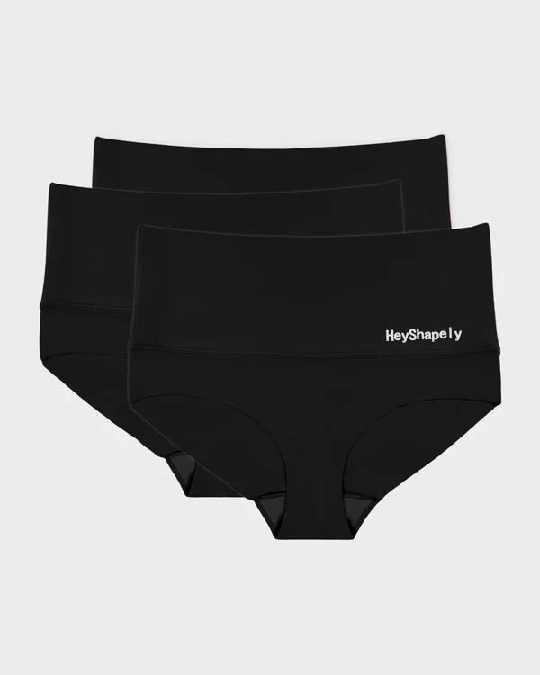 3-Pack High Waisted Tummy Control Briefs