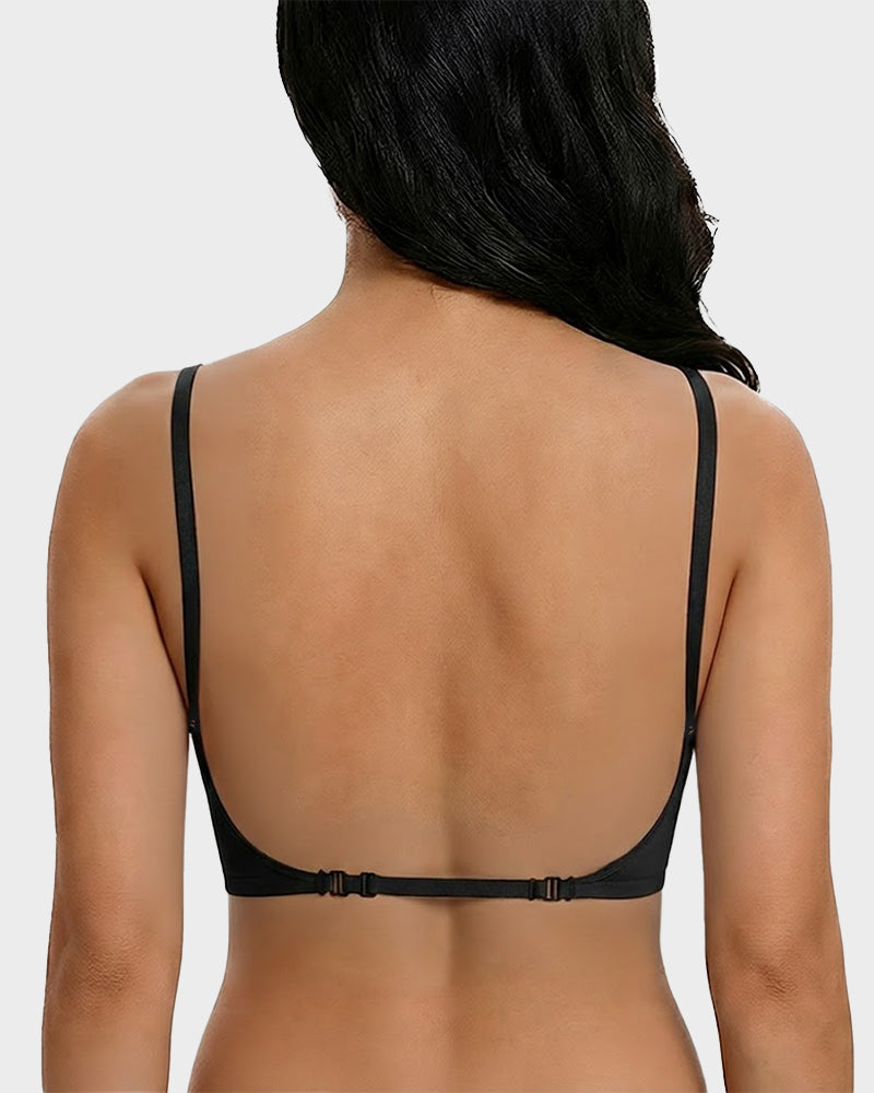 Low Cut U-Shaped Backless Bra