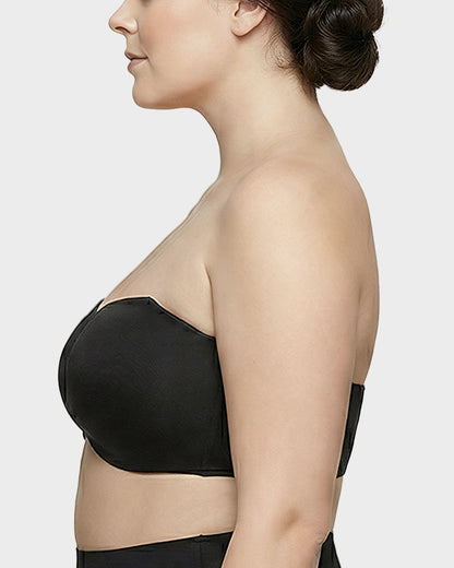 Full Support Non-Slip Convertible Bandeau Bra