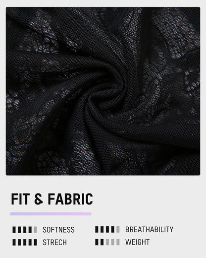 Elegant Comfort Floral Lace Thong (6 Pack)