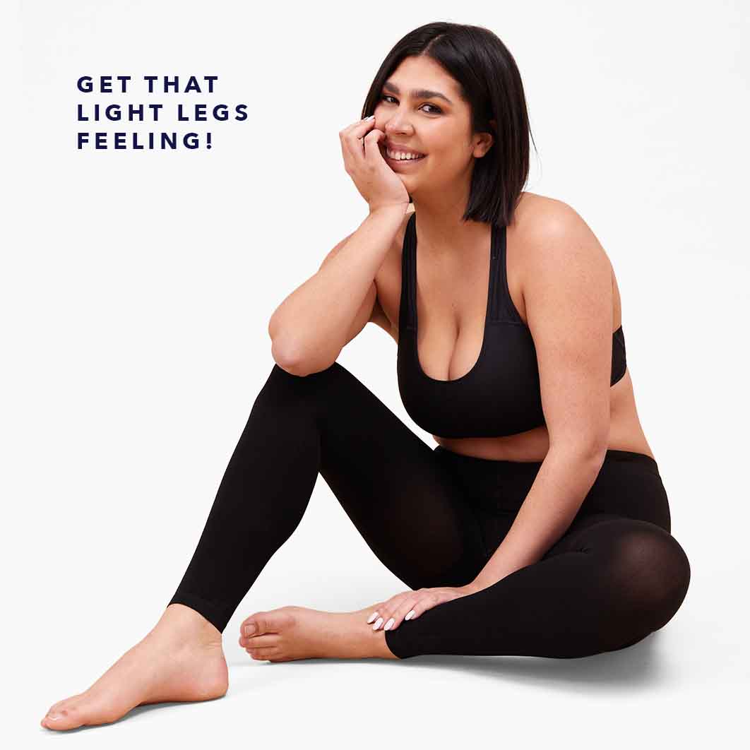 HeyShapely Footless High Waisted Compression Tights