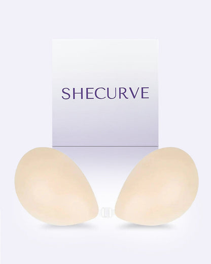 Front Closure Silicone Self-Adhesive Invisible Bra (2 pairs)