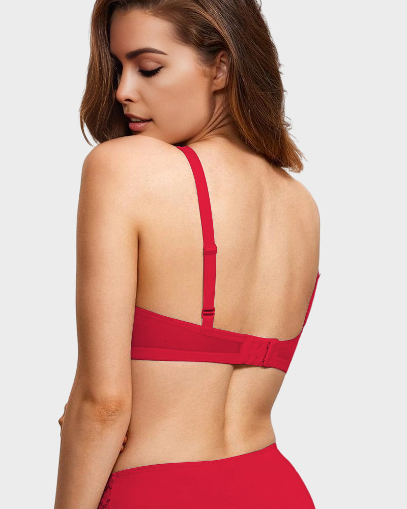 Lace Demi Underwire Balconette Bra