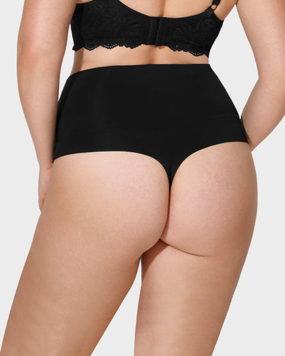 High-Rise Seamless Thong Panty(4 Pack)