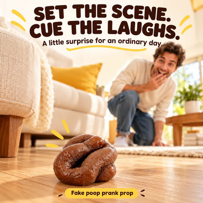 😂7 Pcs Fake Poop, Realistic Prank Poop🥳