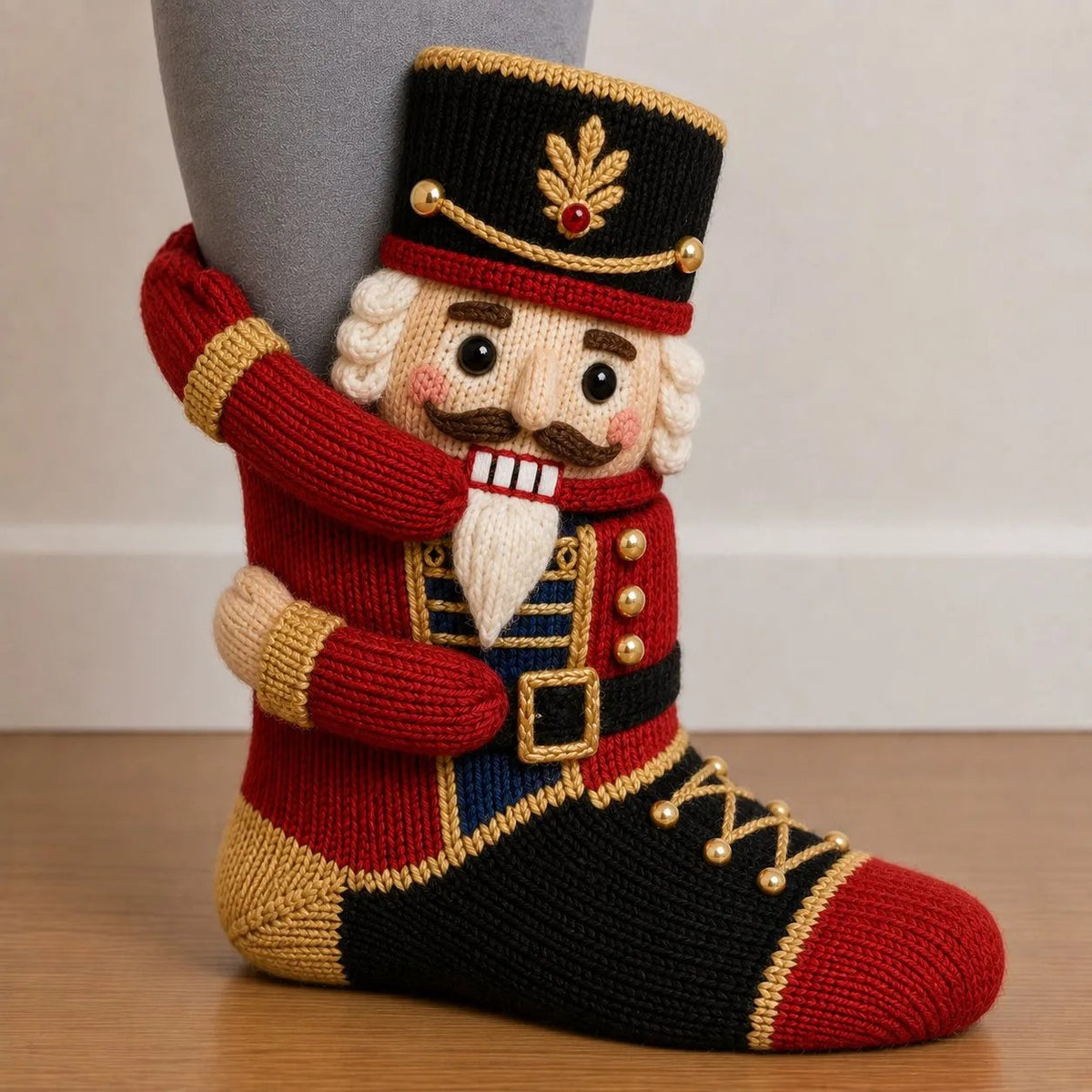 🎅🧦3D Hugging Christmas Socks Cute Wraparound Arms Cozy Festive Socks🎄