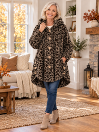 Dark leopard print